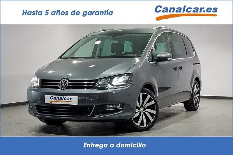 Usado VW Sharan Sportline 150 CV (110 kW) 2017 Gris Monovolumen