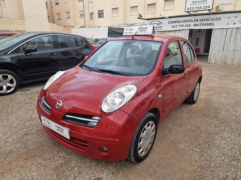 Usado Nissan Micra Acenta 86 CV (63 kW) 2006 Rojo Berlina