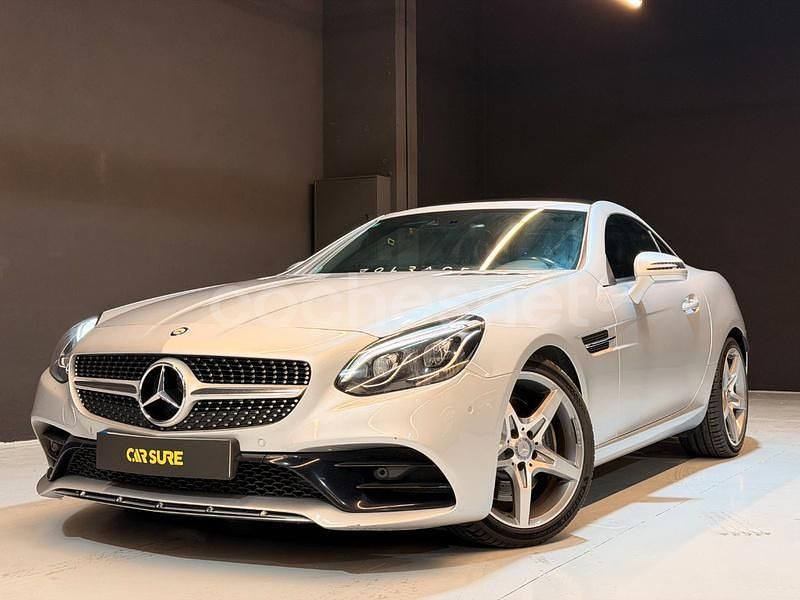 Gris / plata Usado 2016 Mercedes SLC250 Descapotable | 29.800 € - Imagen 1/4