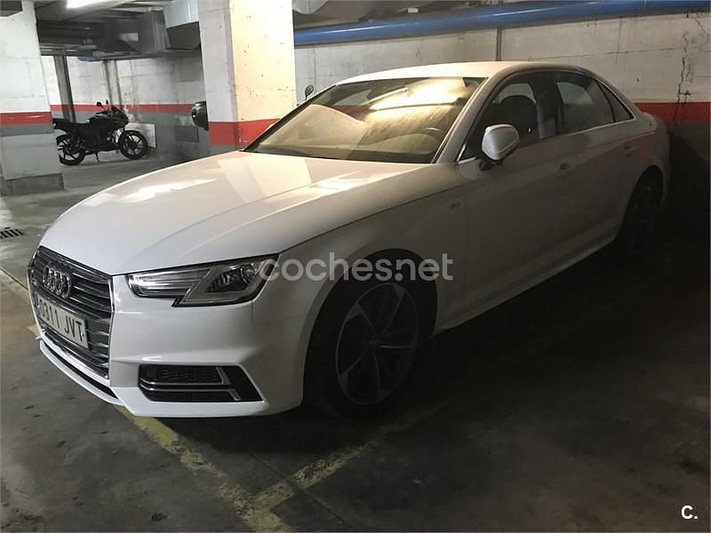 Usado Audi A4 S-Line 150 CV (110 kW) 2016 Blanco Berlina