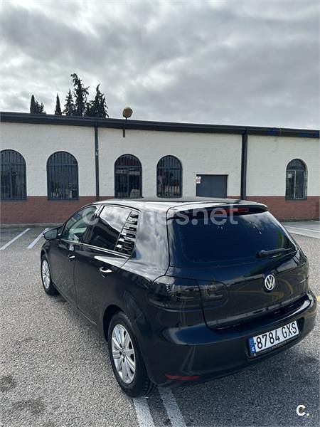 Usado VW Golf VI 90 CV (66 kW) 2010 Negro Utilitario