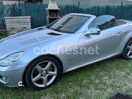 Usado Mercedes SLK200 163 CV (119 kW) 2008 Gris / plata Descapotable