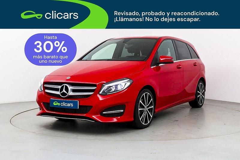 Usado Mercedes B200 150 CV (110 kW) 2018 Rojo Monovolumen