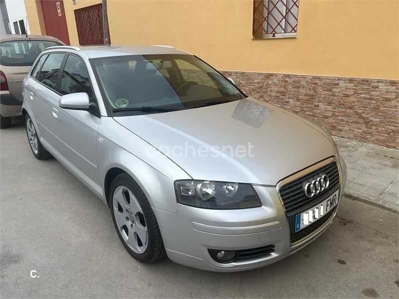 Usado Audi A3 Ambition 105 CV (77 kW) 2007 Gris / plata Utilitario