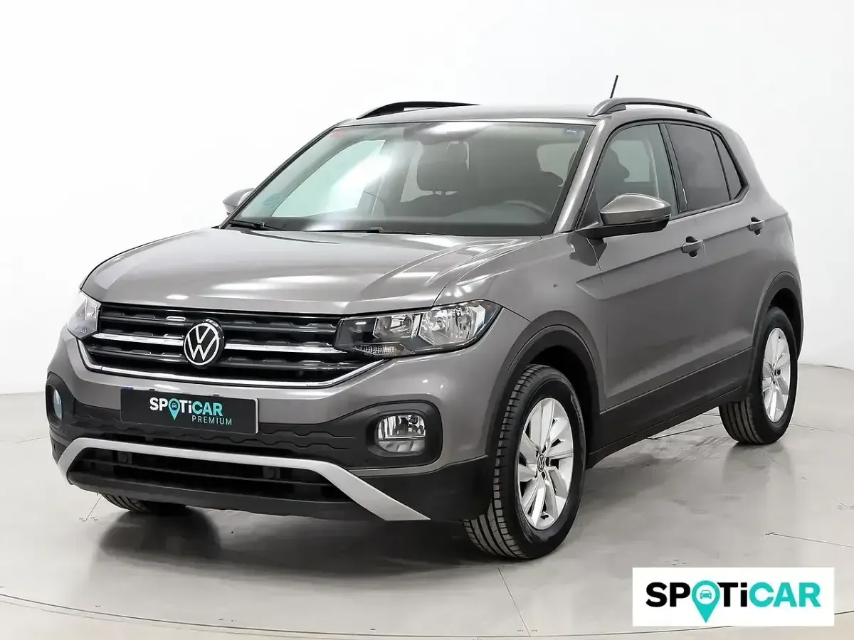 Usado VW T-Cross Advance 110 CV (80 kW) 2021 Gris SUV