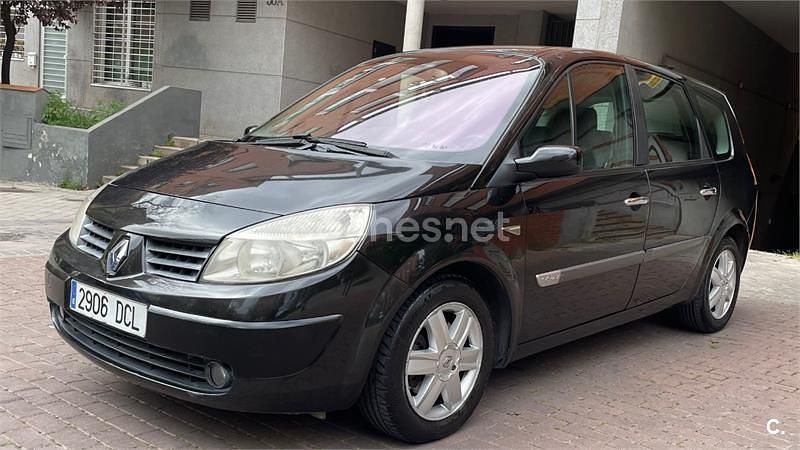 Usado Renault Grand Scénic II Authentique 115 CV (84 kW) 2005 Negro Monovolumen