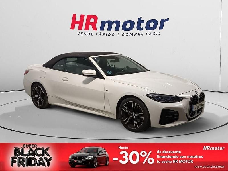 Blanco Usado 2022 BMW 420 M Sport Descapotable | 36.890 € (Precio justo) - Imagen 1/4