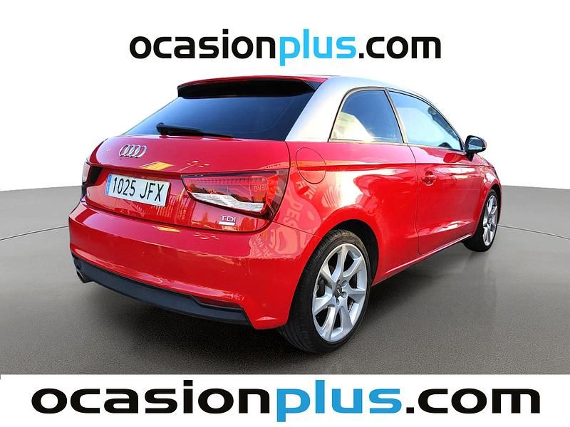Usado Audi A1 90 CV (66 kW) 2015 Rojo Utilitario