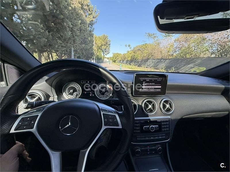 Usado Mercedes A200 AMG line 136 CV (100 kW) 2013 Negro Berlina