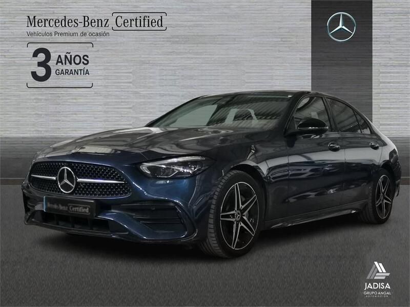 Azul sodalita Usado 2024 Mercedes C200 AMG line Berlina | 43.990 € (Precio justo) - Imagen 1/4