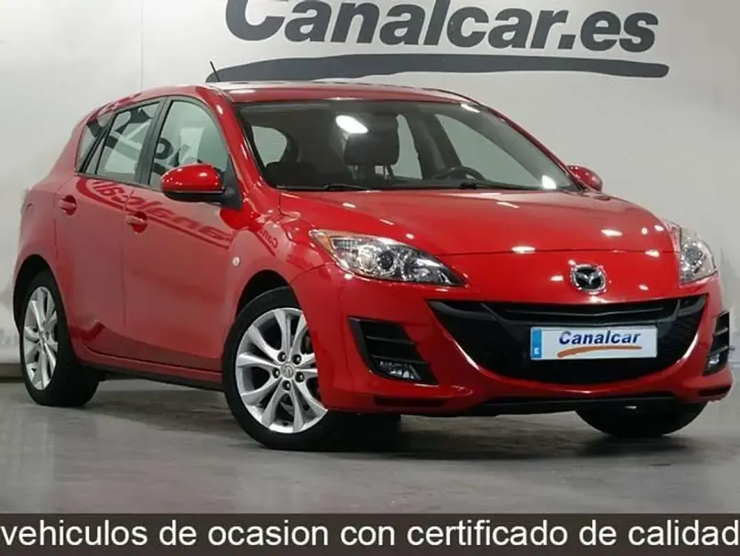 Usado Mazda 3 Active 109 CV (80 kW) 2009 Rojo Utilitario