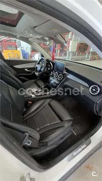 Usado Mercedes GLC220 AMG line 170 CV (125 kW) 2017 Blanco SUV
