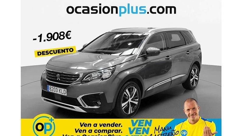 Usado Peugeot 5008 Allure 131 CV (96 kW) 2018 Plateado SUV