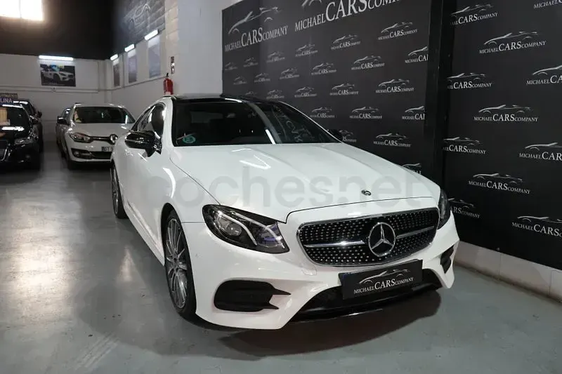 Usado Mercedes E220 194 CV (142 kW) 2018 Blanco Coupe