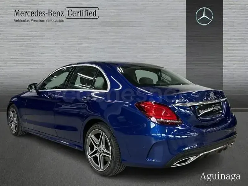 Usado Mercedes C200 160 CV (117 kW) 2020 Azul Berlina