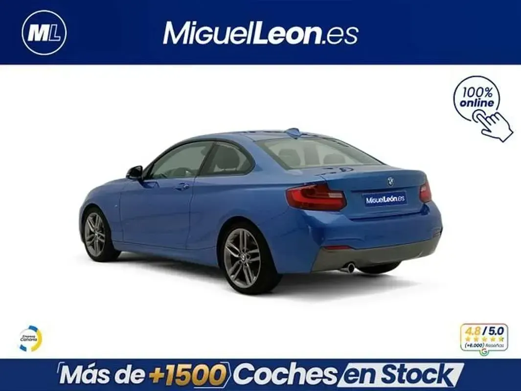 Usado BMW 218 Performance 150 CV (110 kW) 2017 Azul Berlina