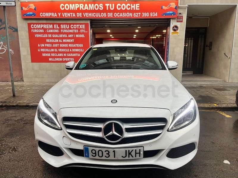 Usado Mercedes C220 170 CV (125 kW) 2015 Blanco Berlina