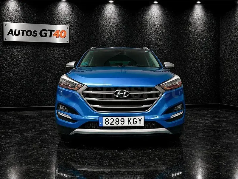 Usado Hyundai Tucson 131 CV (96 kW) 2018 Azul SUV
