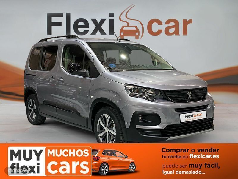 Gris Usado 2022 Peugeot e-Rifter GT Monovolumen | 28.490 € - Imagen 1/4
