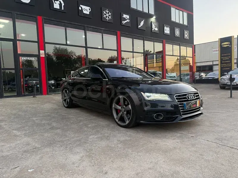 Usado Audi A7 Sportback 313 CV (230 kW) 2014 Negro Utilitario