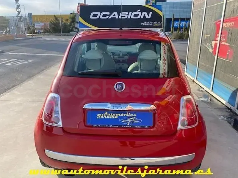 Usado Fiat 500 Lounge 69 CV (50 kW) 2014 Rojo Berlina
