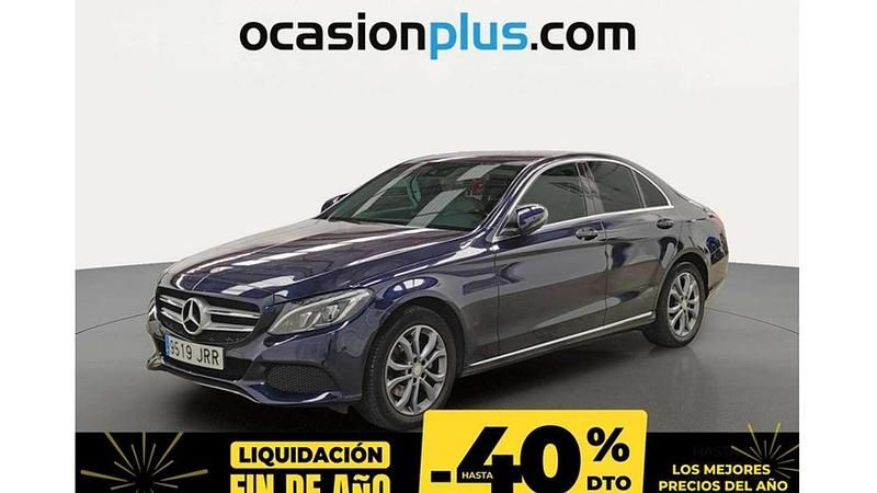 Azul Usado 2016 Mercedes C220 Berlina | 21.490 € (Precio justo) - Imagen 1/4