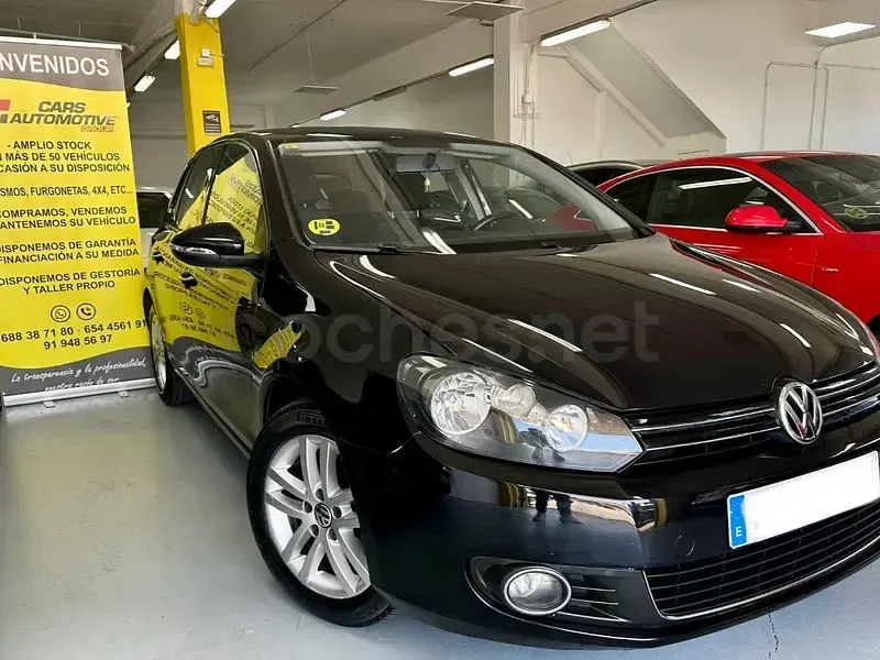 Usado VW Golf VI Sport 110 CV (80 kW) 2009 Negro Utilitario