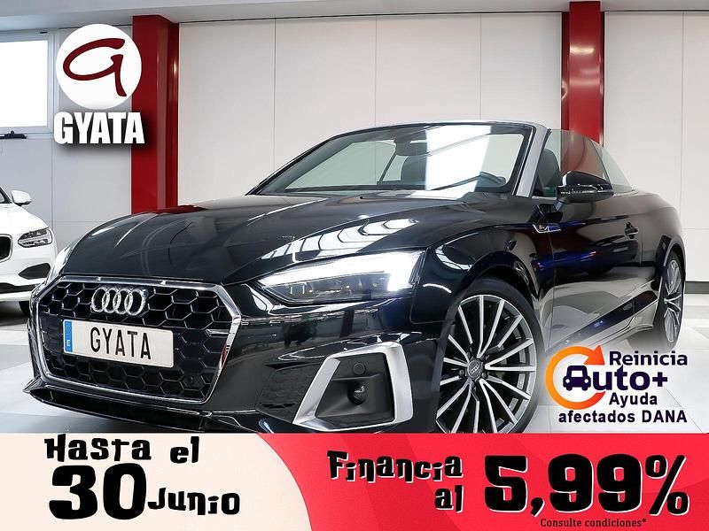 Negro Usado 2021 Audi A5 Cabriolet S-Line Descapotable | 39.990 € (Precio justo) - Imagen 1/4