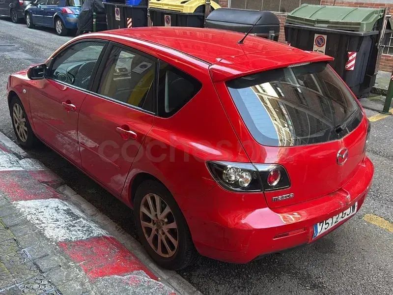 Brugt Mazda 3 Sportive 109 HK (80 kW) 2008 Rød Sedan