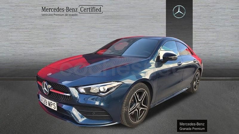 Azul Usado 2024 Mercedes CLA200 Berlina | 38.900 € (Precio justo) - Imagen 1/4