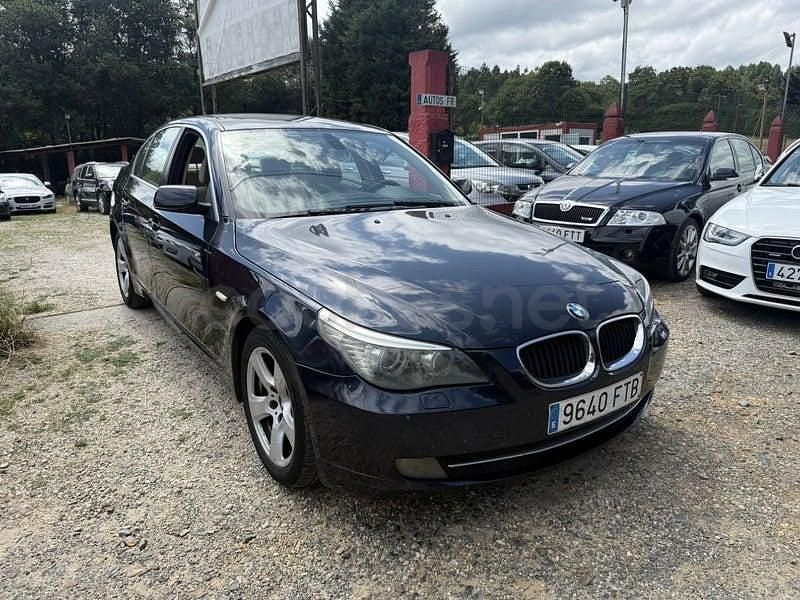 Usado BMW 520 163 CV (119 kW) 2007 Azul Berlina