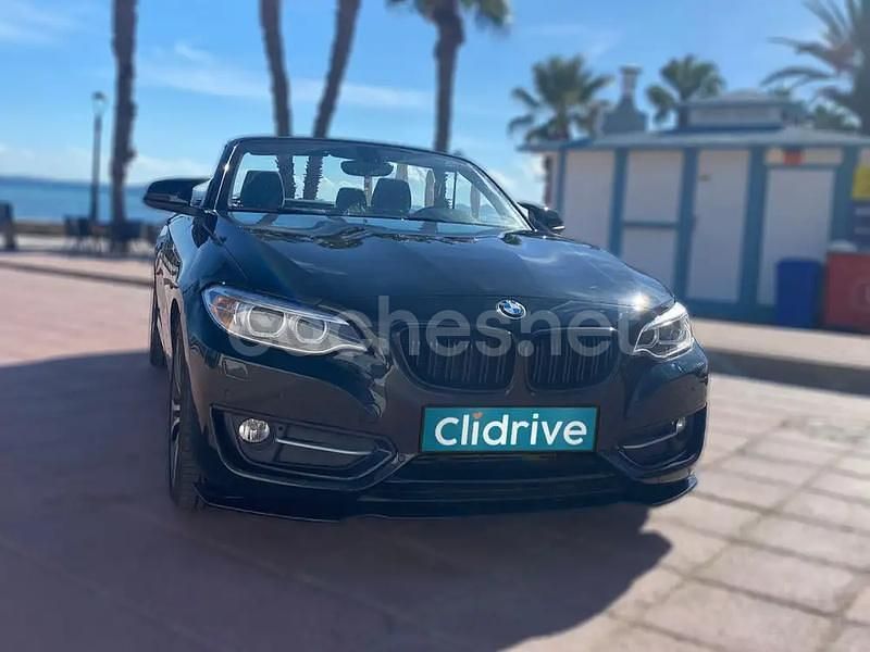 Usado BMW 220 184 CV (135 kW) 2016 Negro Descapotable