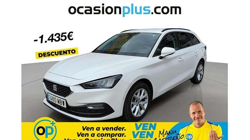Usado Seat Leon ST Style 116 CV (85 kW) 2022 Blanco Familiar