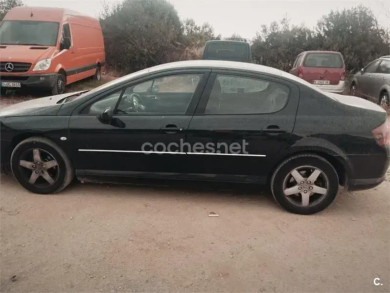 Usado Peugeot 407 110 CV (80 kW) 2006 Negro Berlina