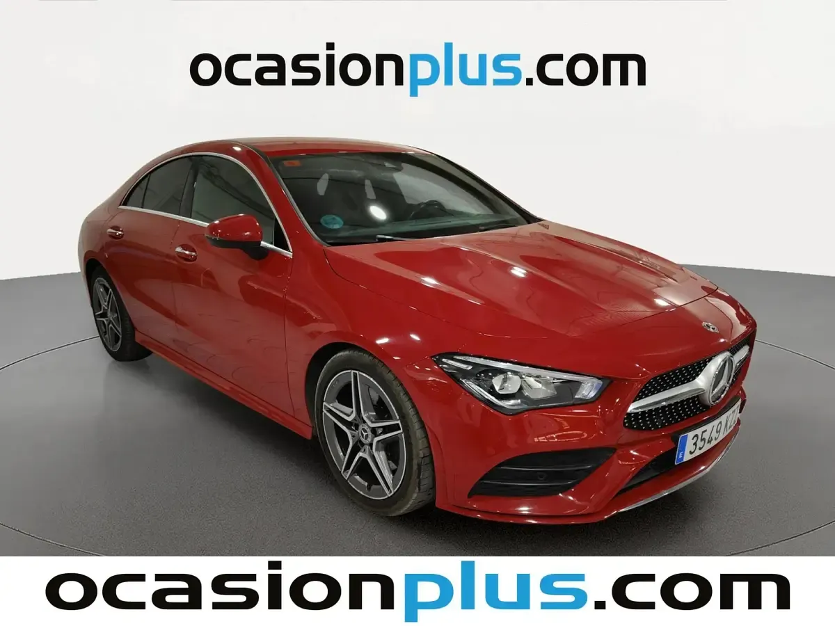 Usado Mercedes CLA200 AMG 163 CV (119 kW) 2019 Rojo Coupe