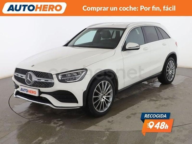 Usado Mercedes GLC220 AMG line 194 CV (142 kW) 2021 Blanco SUV