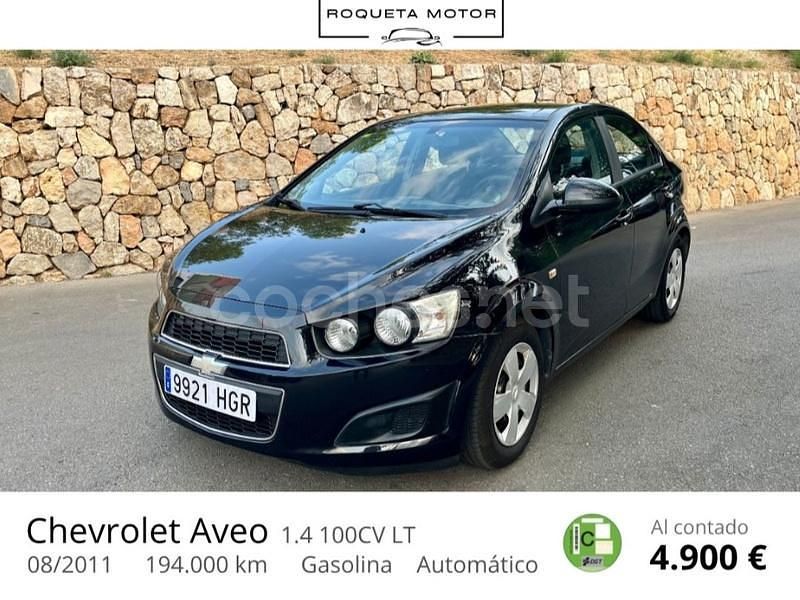 Negro Usado 2011 Chevrolet Aveo LT Berlina | 4900 € (Super precio) - Imagen 1/4