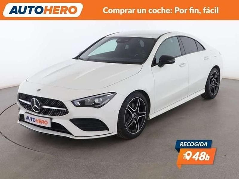 Usado Mercedes CLA200 AMG line 163 CV (119 kW) 2020 Blanco Coupe