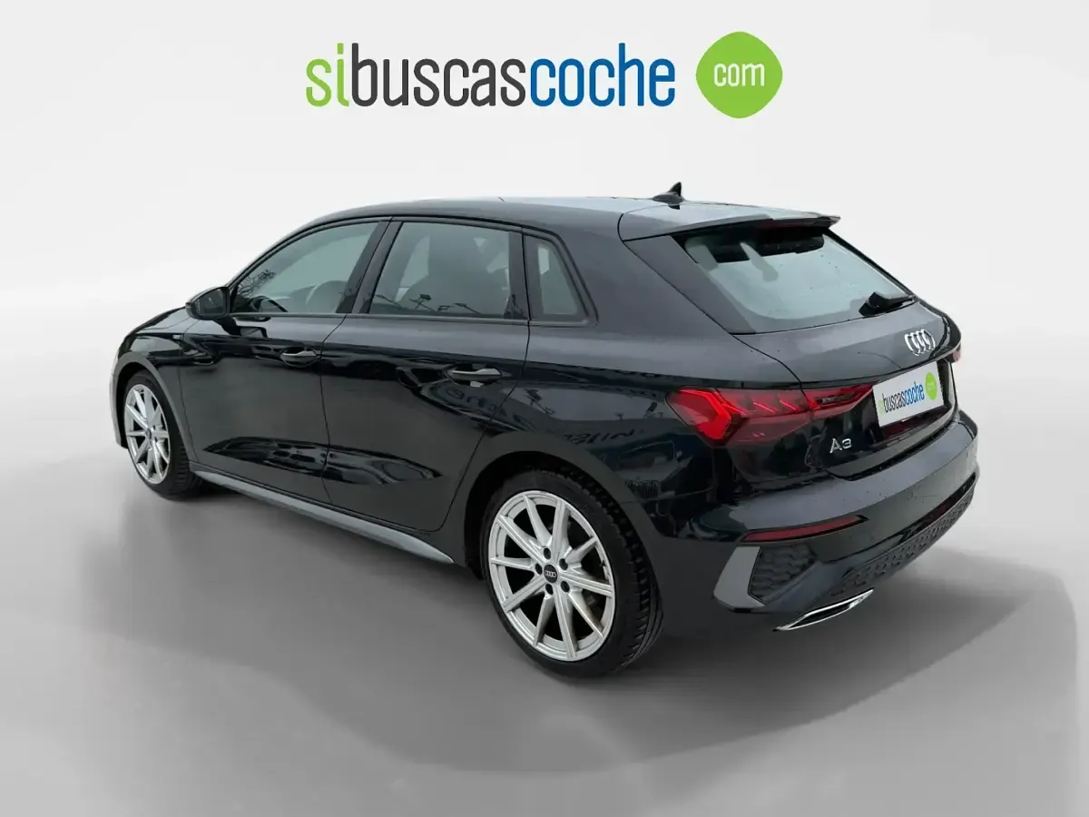 Usado Audi A3 S-Line 150 CV (110 kW) 2022 Negro Berlina