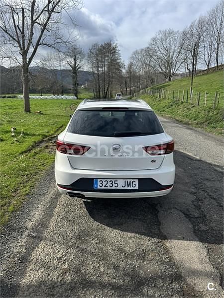 Usado Seat Leon ST FR 150 CV (110 kW) 2016 Blanco Familiar