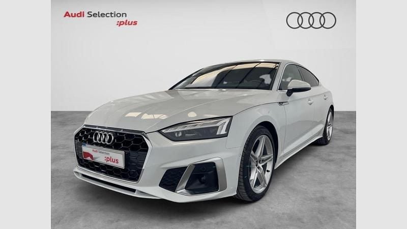 Usado Audi A5 Sportback S-Line 163 CV (119 kW) 2023 Blanco glaciar (metalizado) Utilitario