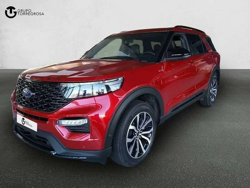 Rojo Usado 2022 Ford Explorer ST-Line SUV | 70.900 € - Imagen 1/4
