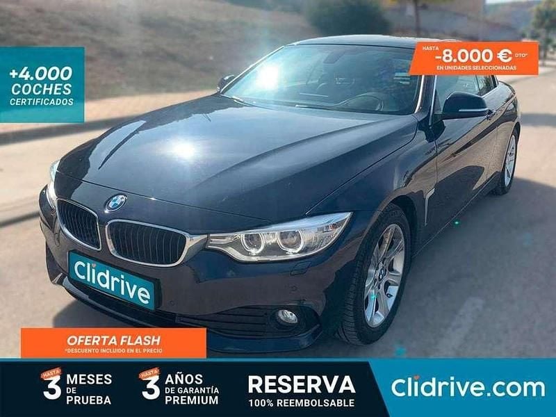 Usado BMW 420 184 CV (135 kW) 2014 Azul Descapotable