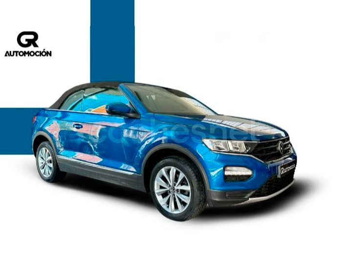 Azul Usado 2021 VW T-Roc Style SUV | 18.990 € (Precio justo) - Imagen 1/4
