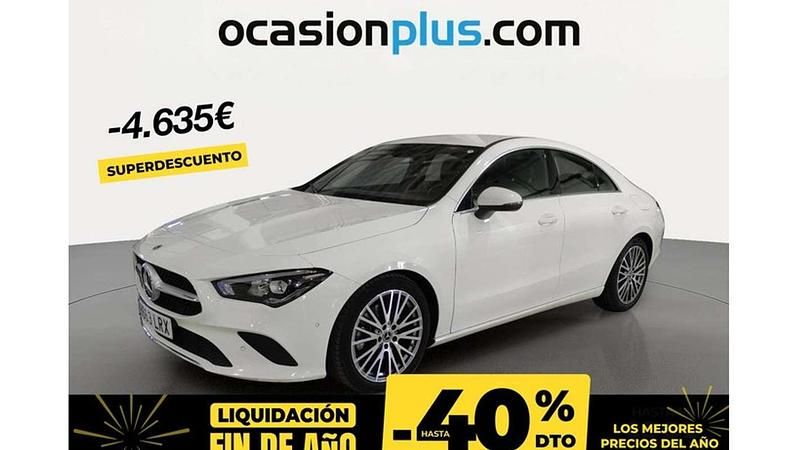 Blanco Usado 2021 Mercedes CLA220 Berlina | 29.991 € (Buen precio) - Imagen 1/4