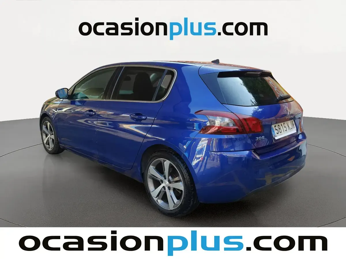 Usado Peugeot 308 Allure 131 CV (96 kW) 2018 Azul Utilitario