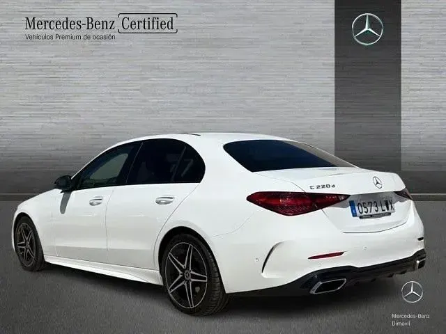 Usado Mercedes C220 200 CV (147 kW) 2022 Blanco polar