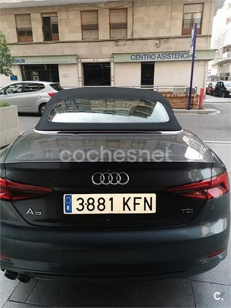 Usado Audi A5 Cabriolet Advanced Plus 190 CV (139 kW) 2017 Negro Descapotable