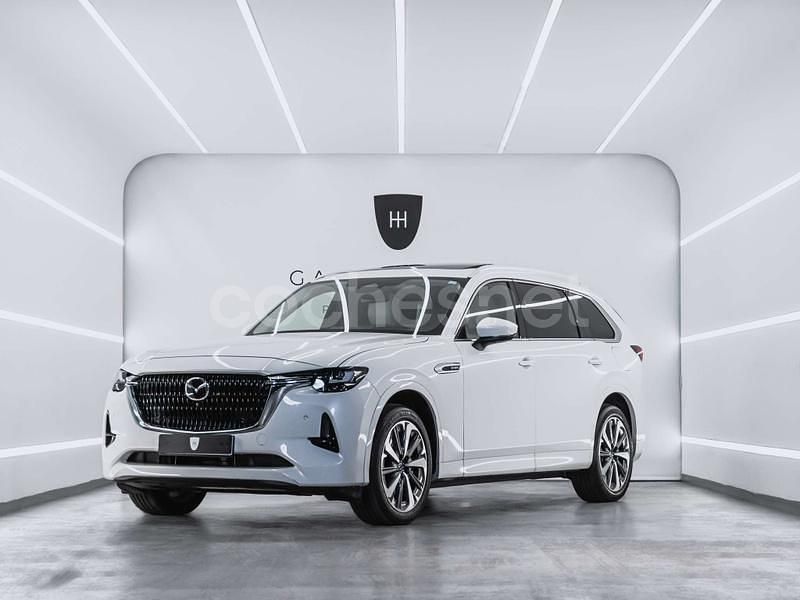 Blanco Usado 2024 Mazda CX-80 Takumi-Line SUV | 46.999 € - Imagen 1/4