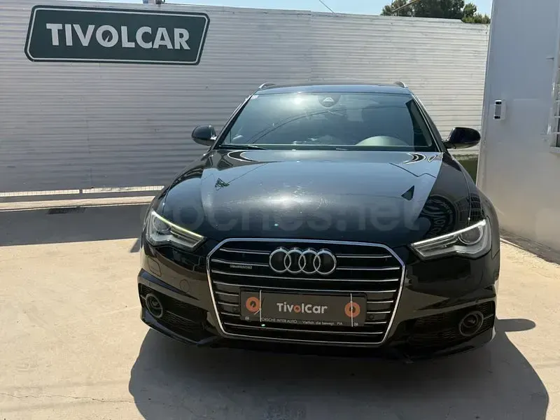 Usado Audi A6 S-Line 272 CV (200 kW) 2017 Negro Familiar